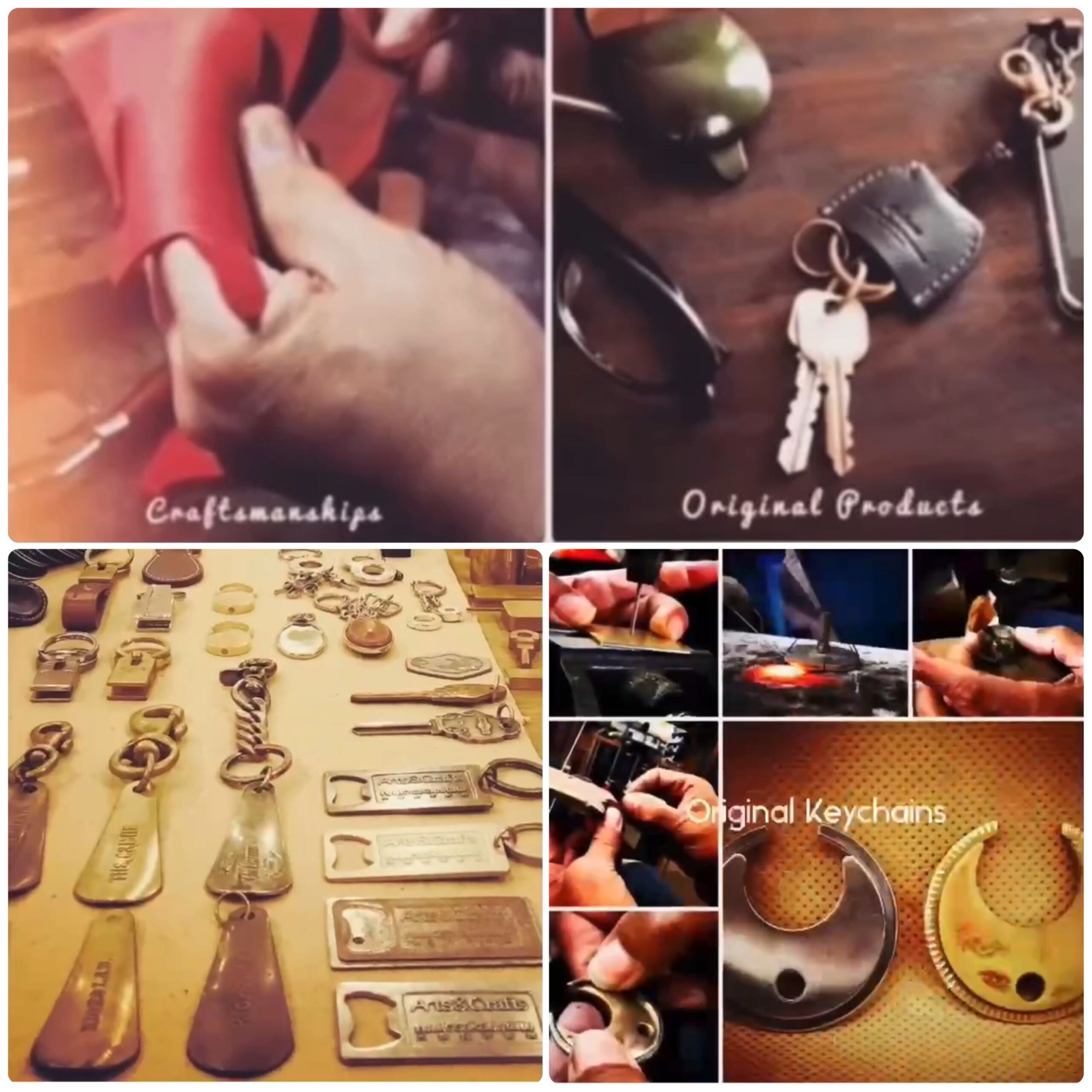 メタルハウスでは、オリジナル金具の製作はもちろんの事、キーホルダーに革を取り付けたり、靴べらキーホルダー、革製のオリジナル小物の生産も可能になりました。記念品、お祝い、販促品、贈呈品、ノベルティー、カタログなどでは作れない、世界でただひとつの究極のオリジナルグッズを僕らと一緒に作りましょう。