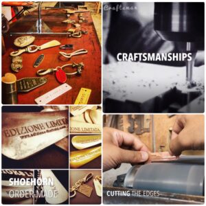 会員名入り、ゴルフクラブ用ネームタグ、家具へ取り付けるシリアルナンバー入りの真鍮製ネームプレート、個別のネームや部屋番号を彫刻した、ホテルや宿泊施設用のルームナンバー入りキーホルダー、自由なネームやナンバリングを彫刻したネームタグなど、イメージやデザインをオーダーメイドでオリジナルの金具に作り上げます。