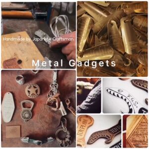 こだわりのこもった、たくさんのオリジナル金具やオリジナル金属小物、革小物の製作依頼を頂きます。