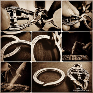 metal house / メタルハウス / オリジナル金具　ブランドオリジナルロゴ入り、特注ホック、ボタン、カシメ金具のオーダー　メタルハウス