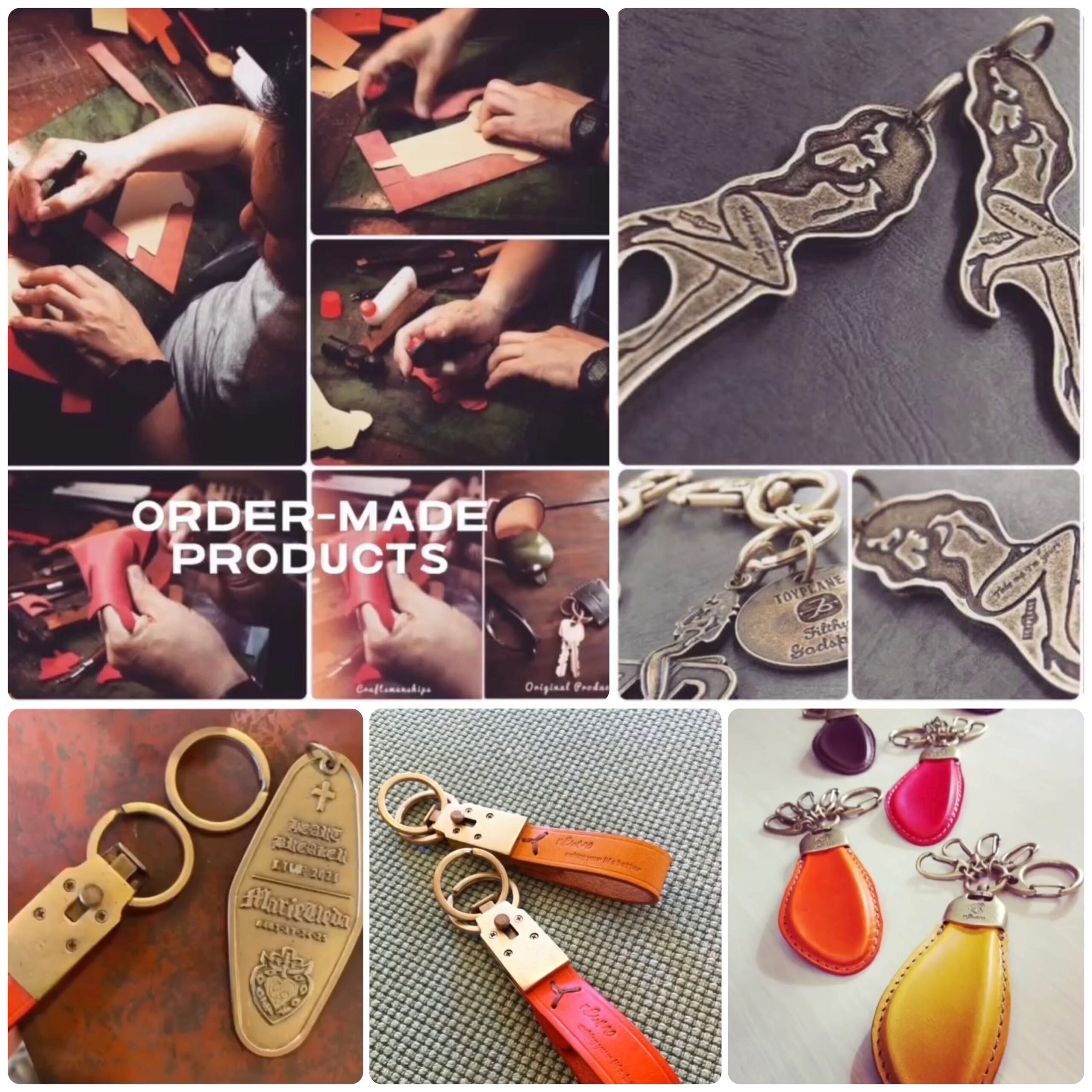 オーダーメイドのデザインに合わせて、巧みに技術をつなぎ合わせながら、お客様のイメージをオリジナルの金具やアクセサリーに作りあげます。