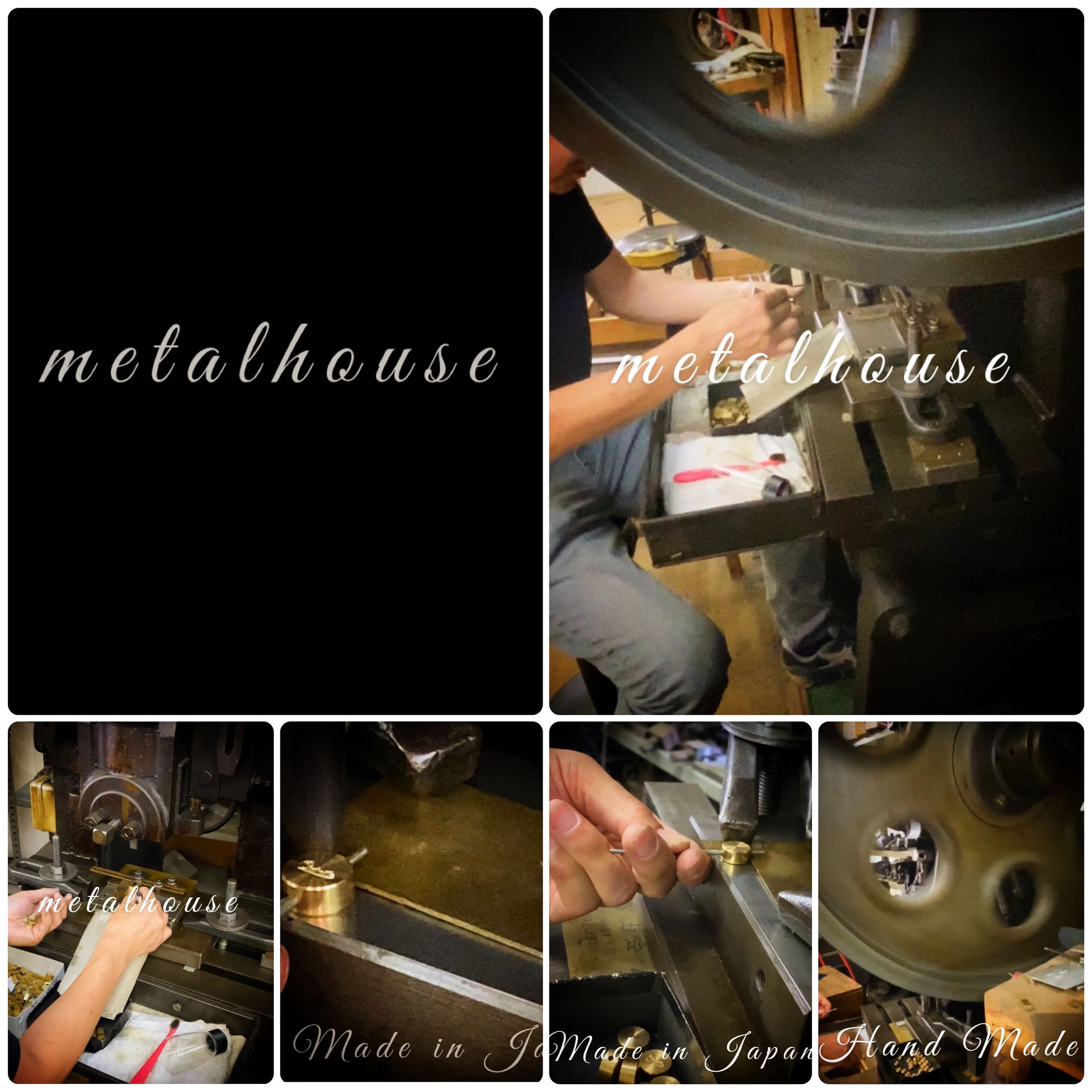 イメージを形にしてくれる熟練の職人たち。ブランドロゴを一つ一つ刻印。