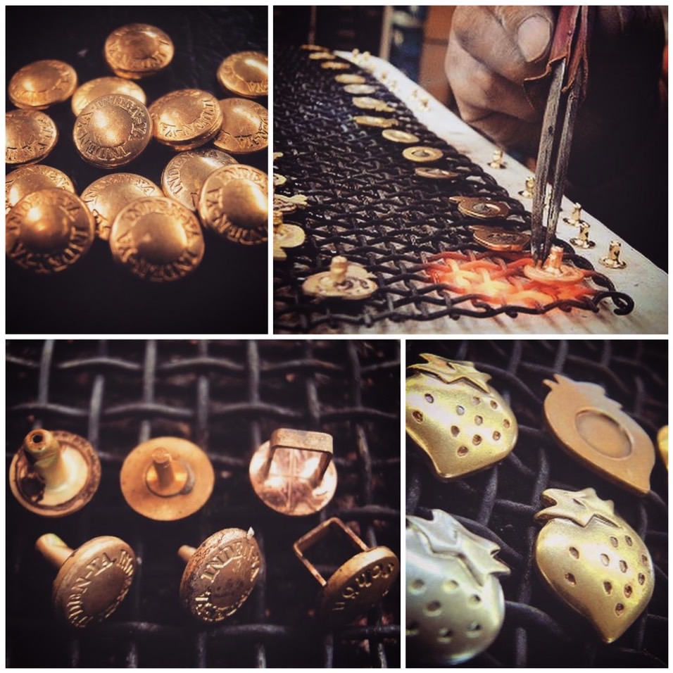 オリジナルデザイン、ブランドロゴ入り、アクセサリーチャーム、引き手、ジッパー金具の製作