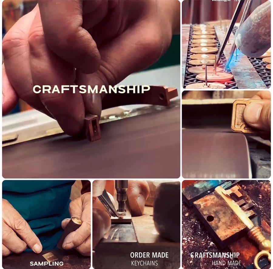 イメージしているアイデアやデザインをオリジナル金具や、オーダーメイドの完成品まで自由に作成します