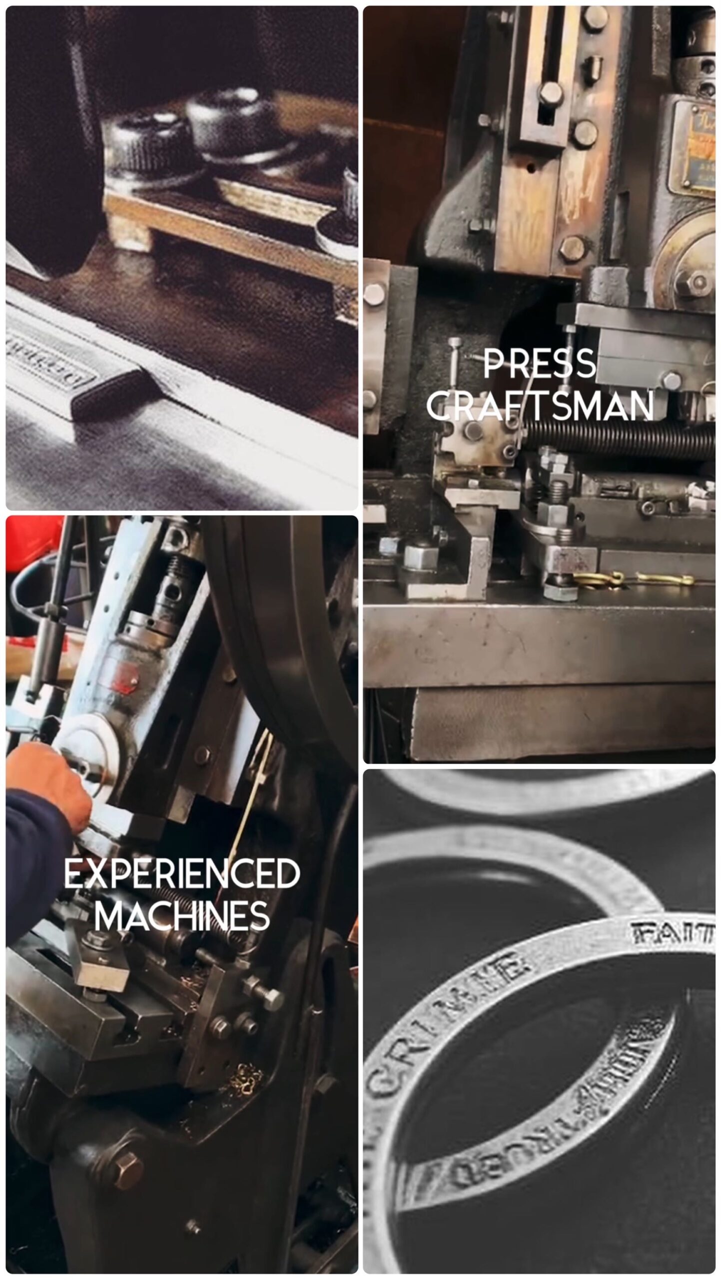 ファッション、アパレル、ブランドオリジナルの金具、商品は完全オーダーメイドで作れます。