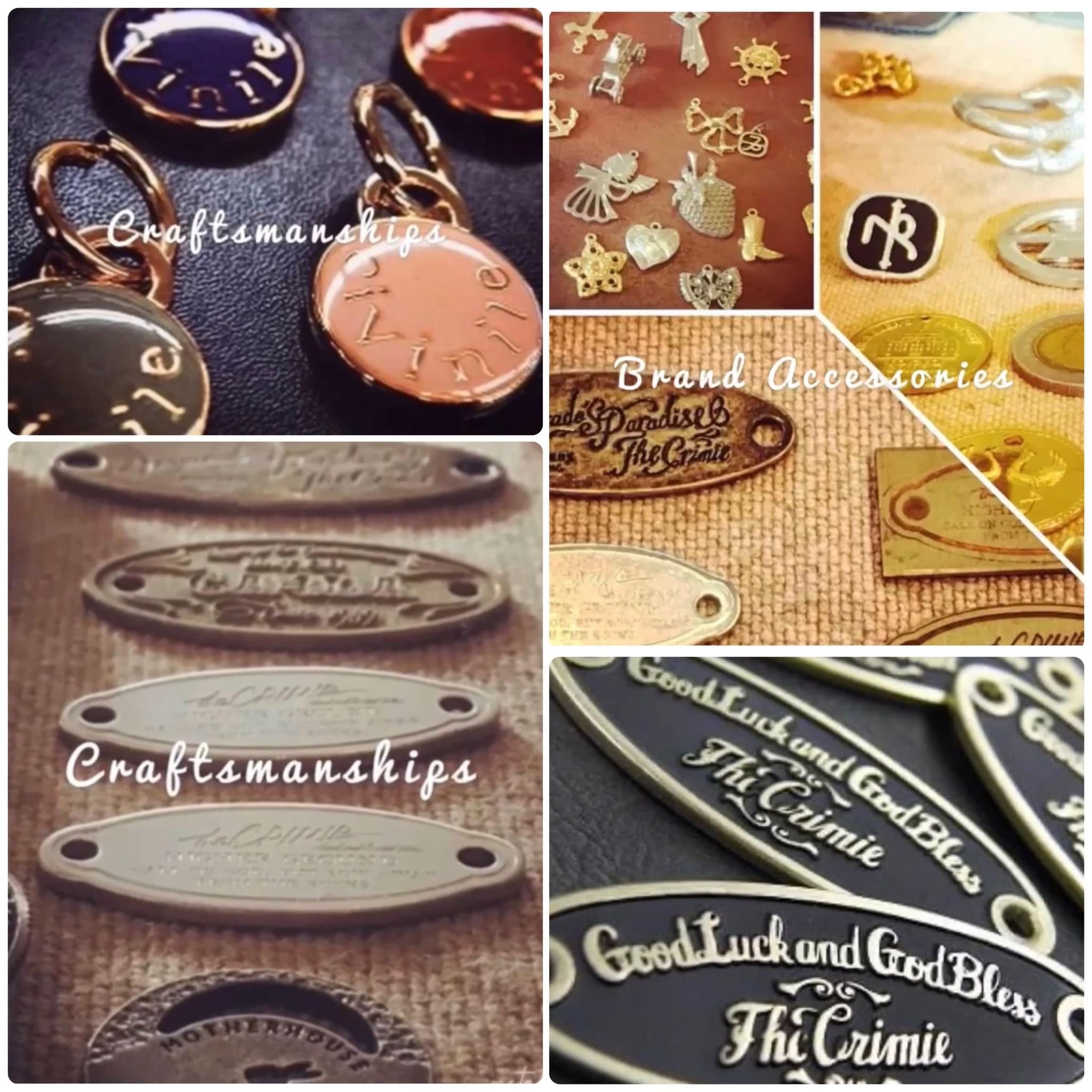 オーダーメイドのオリジナル・特注金具、サンプル作成風景 メタルハウス 職人 手作り 金具 アクセサリーパーツ 金属 キーホルダー ギフト 金属 革小物 ノベルティ プレゼント