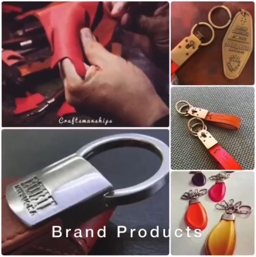 メタルハウスにて製作させて頂いた、オリジナルロゴを刻印したオーダーメイドのゴルフグッズ、キーホルダー、ホテルキー、靴べら、栓抜き、アクセサリーのコレクション。